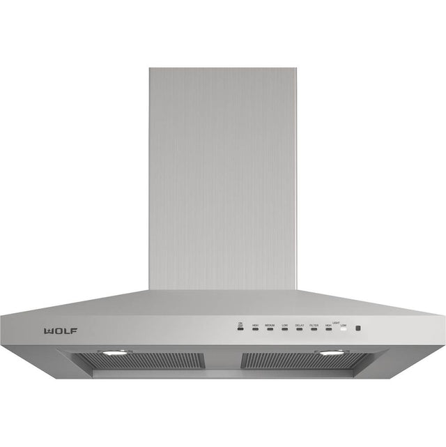 Wolf - 30'' Cooktop Wall Hood / Stainless - Stainless Steel