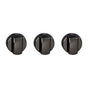 Wolf - Knob, Black, 30-Set - Black