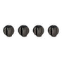 Wolf - Knob, Black, 36-42-Set - Black