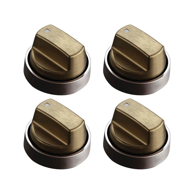 Wolf - Brushed Brass Knobs