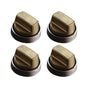 Wolf - Brushed Brass Knobs