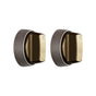 Wolf - Brushed Brass Knobs