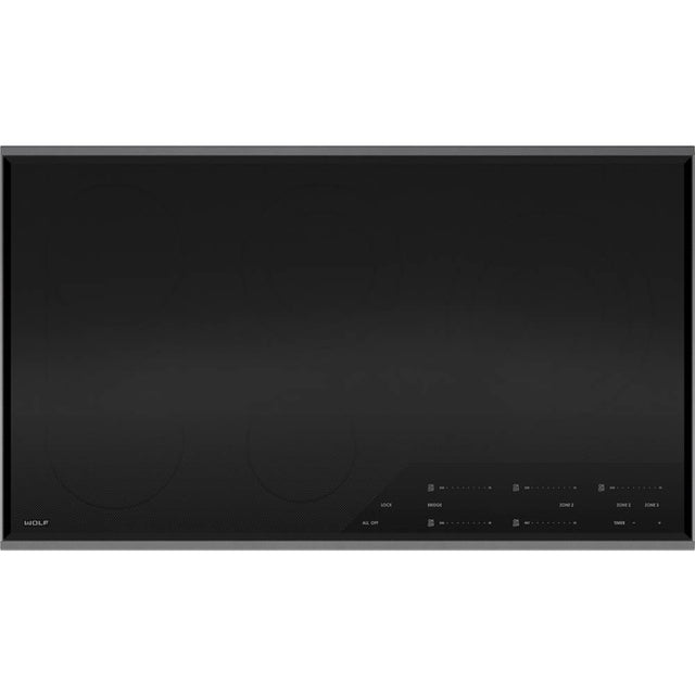 Wolf - Cooktop, Electric, 36'', Transitional, Ss - Stainless Steel
