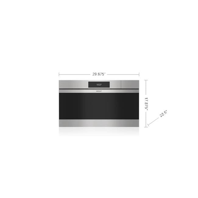 30'' M Series Contemporary Handleless Convection Steam Oven