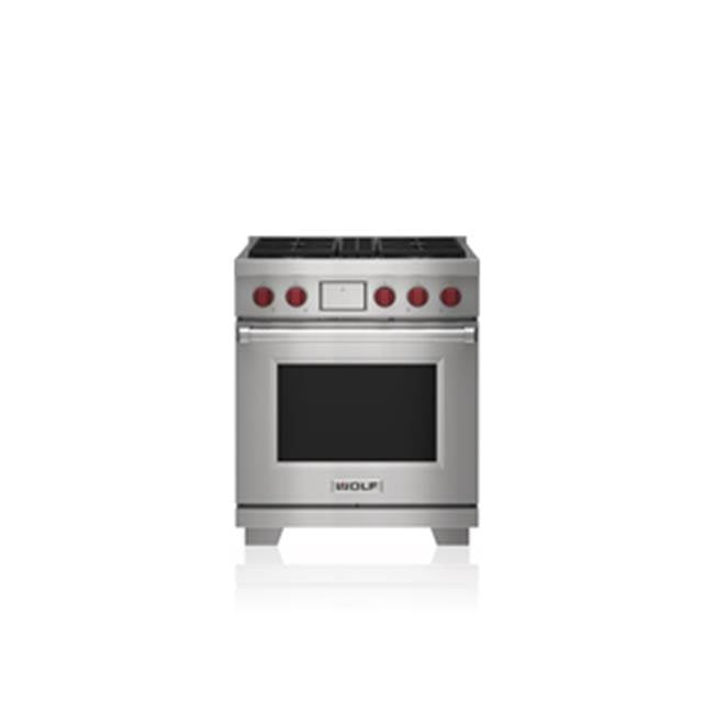 Wolf - 30' Dual Fuel Range - 4 Burners - LP