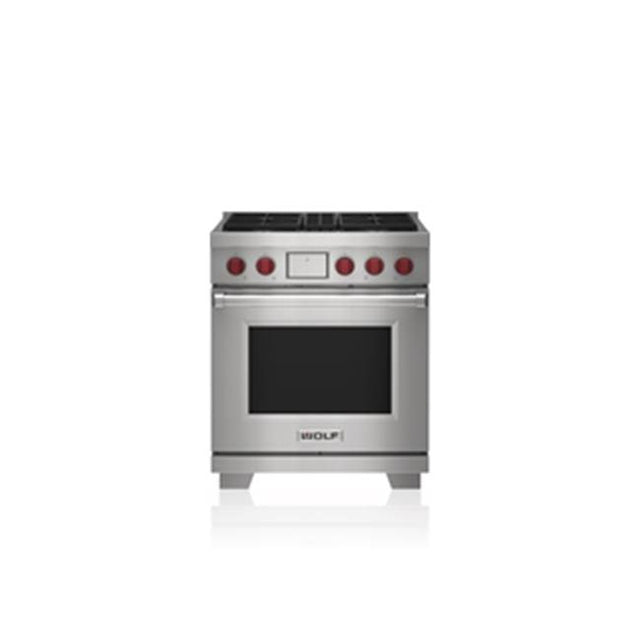 Wolf - 30' Dual Fuel Range - 4 Burners - LP