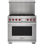 Wolf - 36'' X 20'' Dual Fuel Range Riser With Shelf