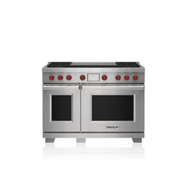 Wolf - 48' Dual Fuel Range - 4 Burners And Infrared Dual Griddle - NG