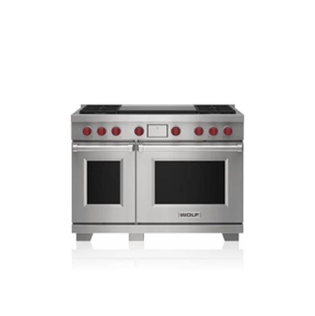 Wolf - 48' Dual Fuel Range - 4 Burners And Infrared Dual Griddle - NG