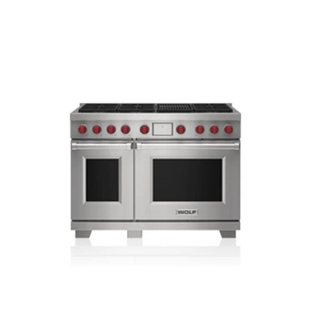 Wolf - 48' Dual Fuel Range - 6 Burners And Infrared Charbroiler - NG
