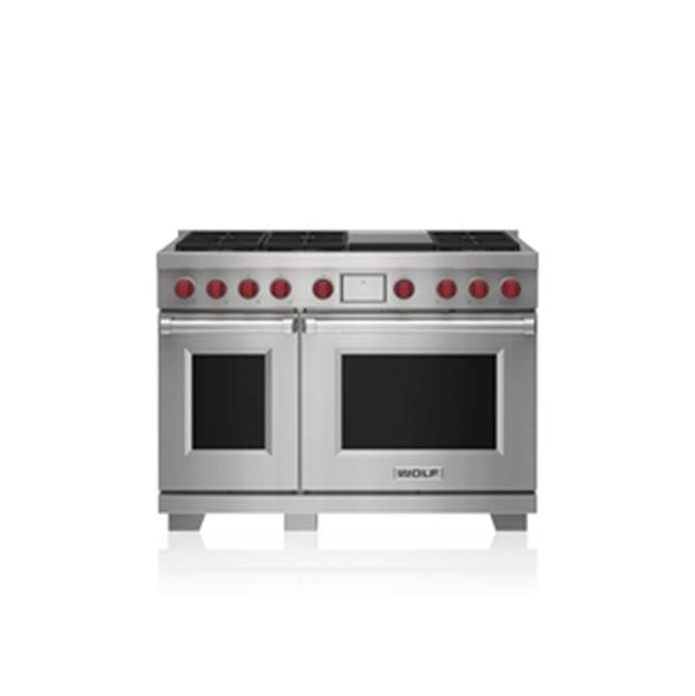 Wolf - 48' Dual Fuel Range - 6 Burners And Infrared Griddle - NG