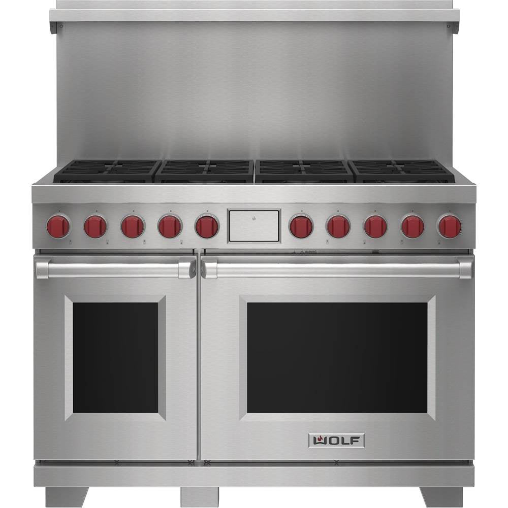 Wolf - 48'' X 20'' Dual Fuel Range Riser With Shelf