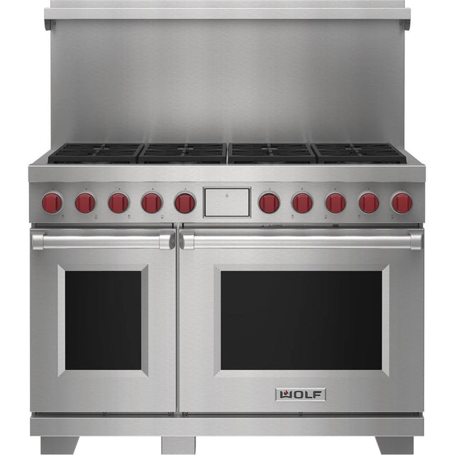Wolf - 48'' X 20'' Dual Fuel Range Riser With Shelf