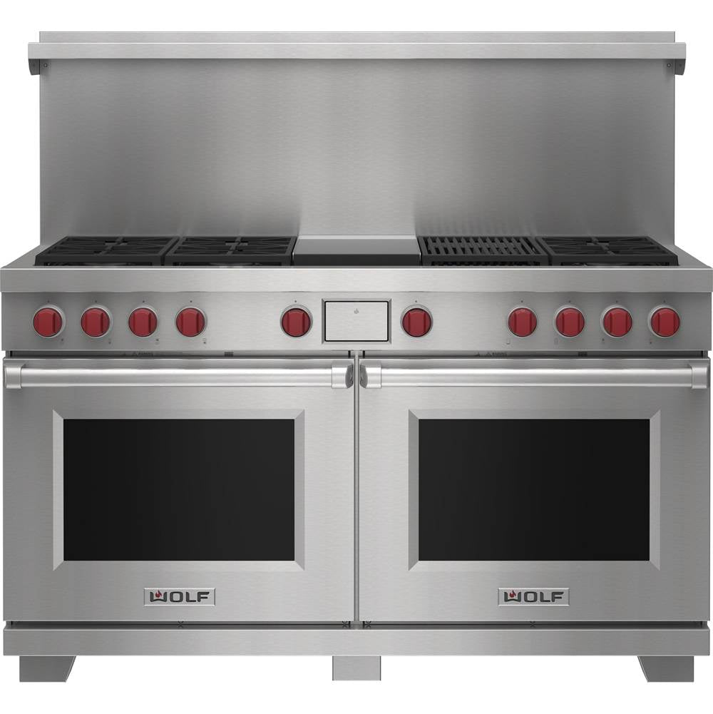 Wolf - 60'' X 20'' Dual Fuel Range Riser With Shelf