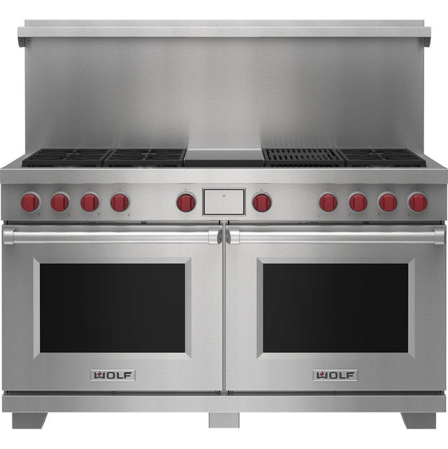 Wolf - 60'' X 20'' Dual Fuel Range Riser With Shelf
