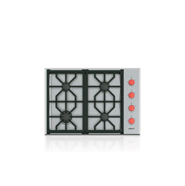 Wolf - 30'' Professional Gas Cooktop / Lp - Stainless Steel