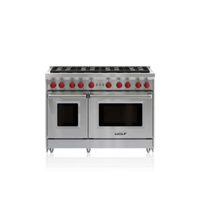 Wolf - 48'' Gas Range, 8 Burner, Lp - No Finish Group