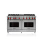 Wolf - 60'' Gas Range, 6 Burner, Char & Griddle, Lp - No Finish Group