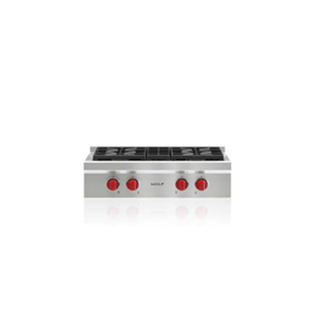 Wolf - 30'' Sealed Burner Rangetop, 4 Burner, Lp - No Finish Group