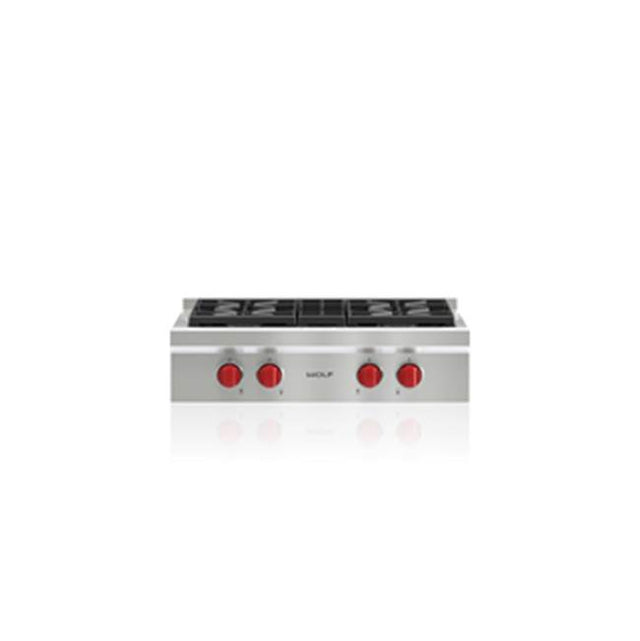 Wolf - 30'' Sealed Burner Rangetop, 4 Burner, Lp - No Finish Group