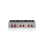 Wolf - 36'' Sealed Burner Rangetop, 6 Burner, Lp - No Finish Group