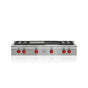 Wolf - 48'' Sealed Burner Rangetop, 4 Burner, Char & Griddle, Lp - No Finish Group