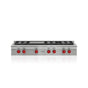 Wolf - 48'' Sealed Burner Rangetop, 6 Burner, Griddle, Lp - No Finish Group
