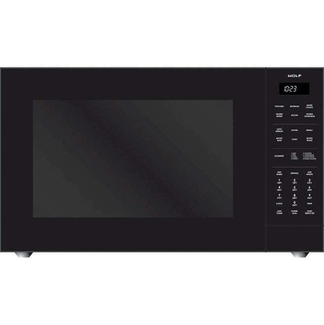 Wolf - 24'' Convection Microwave, Standard Door - Black