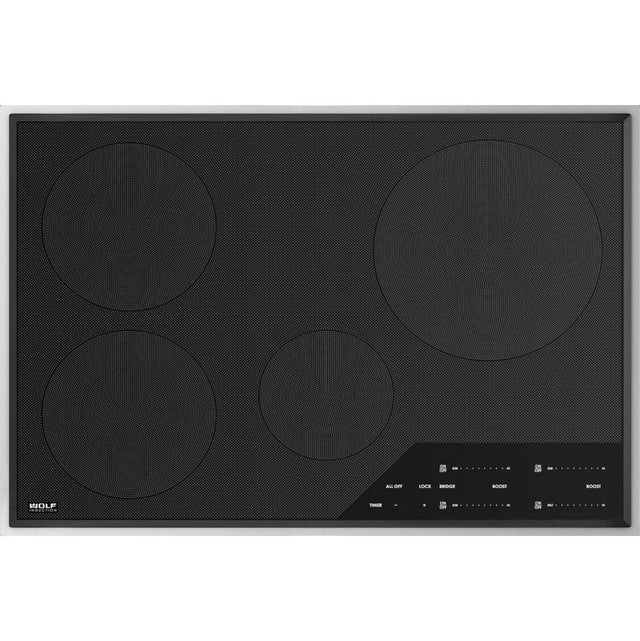 Wolf - 30'' Transitional Framed Induction Cooktop - Stainless Steel