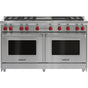 Wolf - 60'' Gas Range, 6 Burner, Char & Griddle, Ng - No Finish Group
