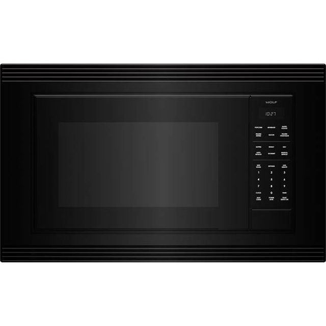 Wolf - 27'' Trim, Black Stndrd Microwave - Black