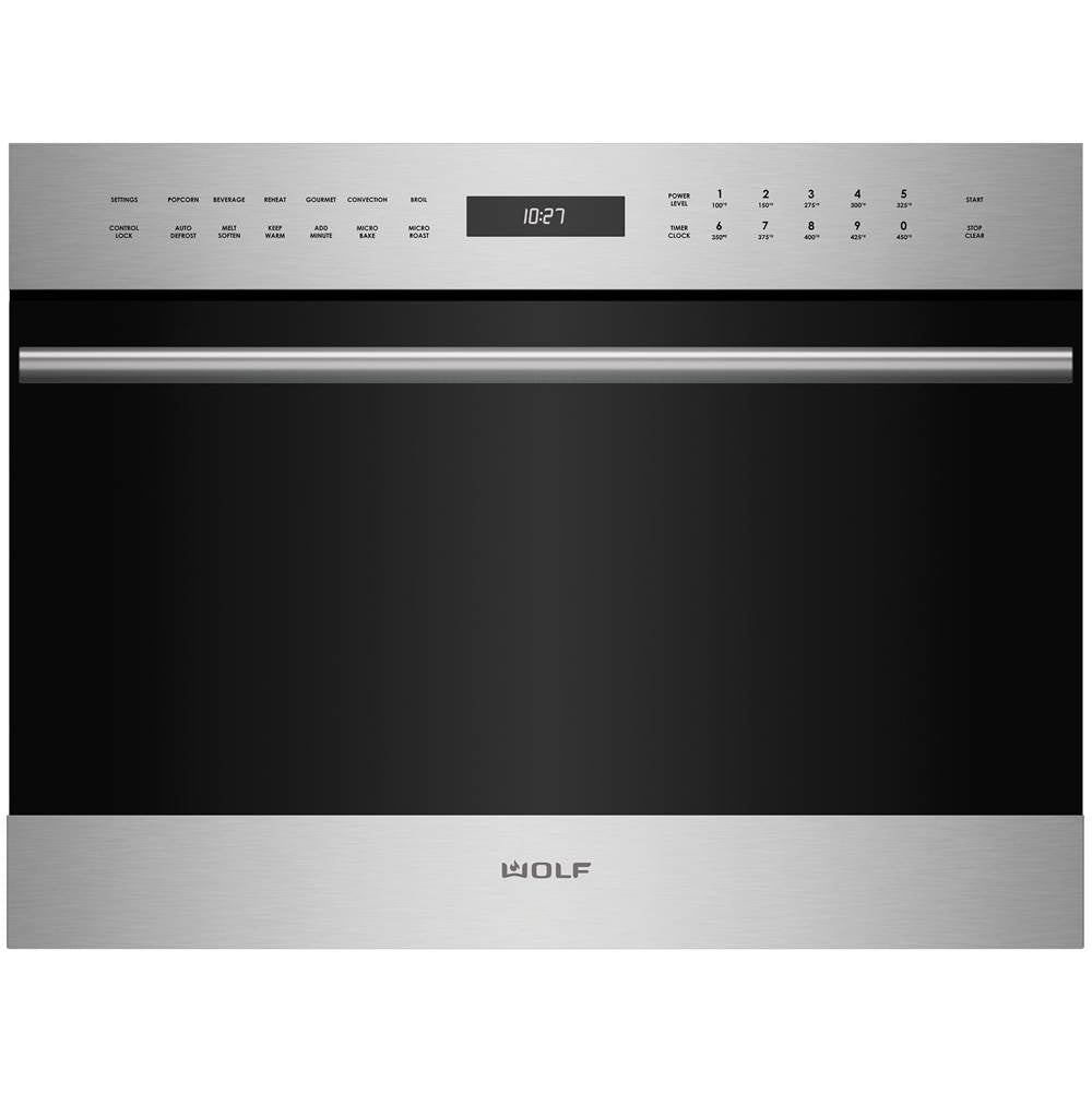 Wolf - 24'' E Series Transitional Drop-Down Door Speed Oven - No Finish Group