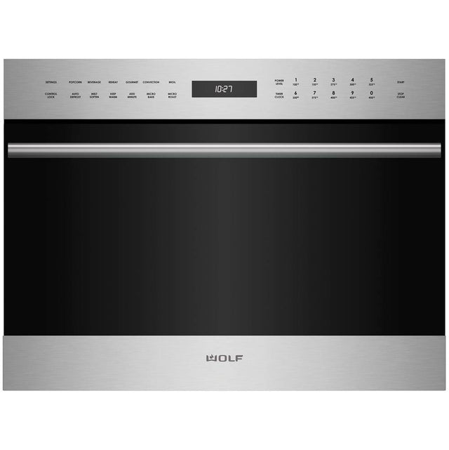 Wolf - 24'' E Series Transitional Drop-Down Door Speed Oven - No Finish Group