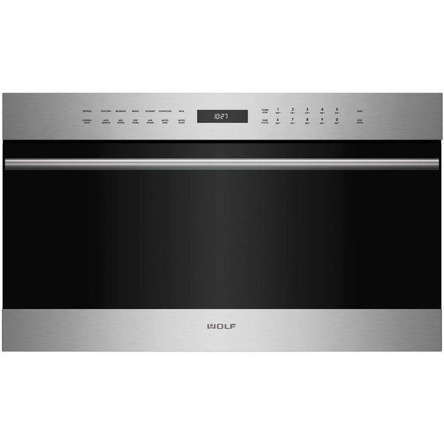 Wolf - 30'' E Series Transitional Drop-Down Door Speed Oven - No Finish Group