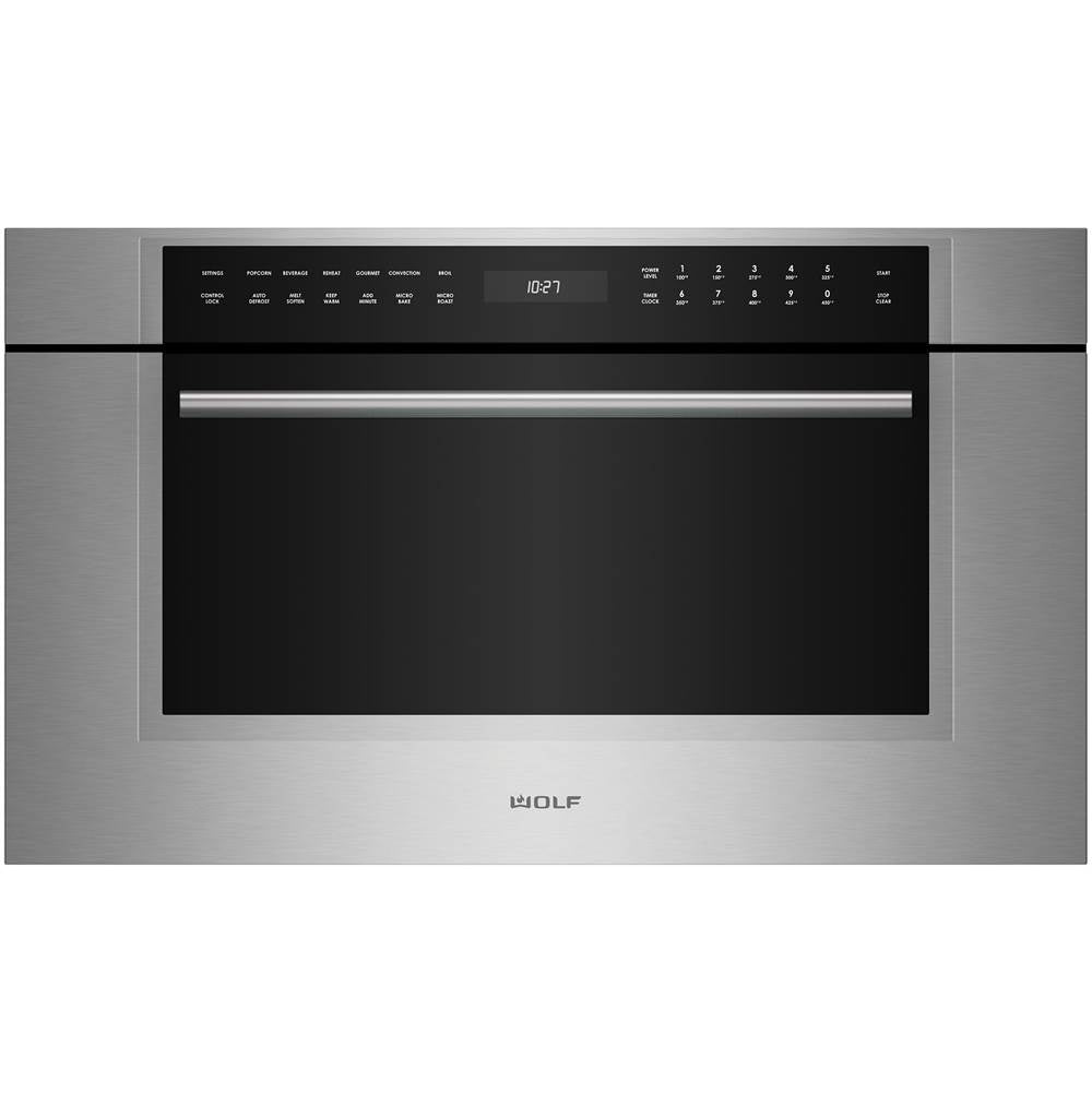 Wolf - 30'' M Series Transitional Drop-Down Door Speed Oven - No Finish Group