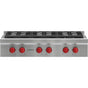Wolf - 36'' Sealed Burner Rangetop, 6 Burner, Ng - No Finish Group