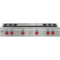 Wolf - 48'' Sealed Burner Rangetop, 4 Burner, Double Griddle, Ng - No Finish Group
