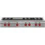 Wolf - 48'' Sealed Burner Rangetop, 6 Burner, Griddle, Ng - No Finish Group