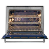 30'' Single Walloven, E-Series, Professional Trim, Stainless Steel, Pro Handle