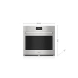 Wolf - 30'' Single Walloven, E-Series, Professional Trim, Stainless Steel, Pro Handle