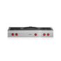 Wolf - 48'' Sealed Burner Rangetop - 4 Burners and Wok Burner