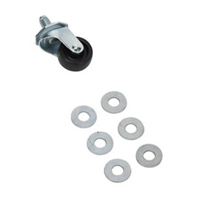 Whirlpool - Dryer Caster: 1 Swivel And Locking Caster, Color: Black