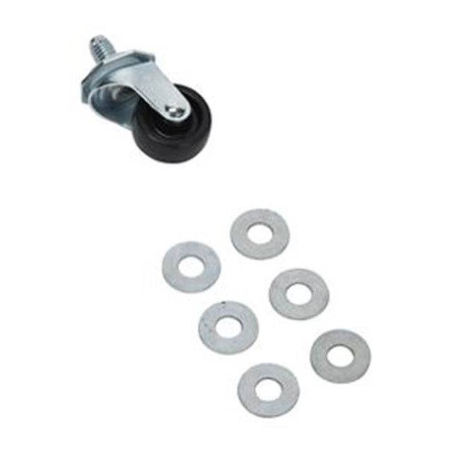 Whirlpool - Dryer Caster: 1 Swivel And Locking Caster, Color: Black