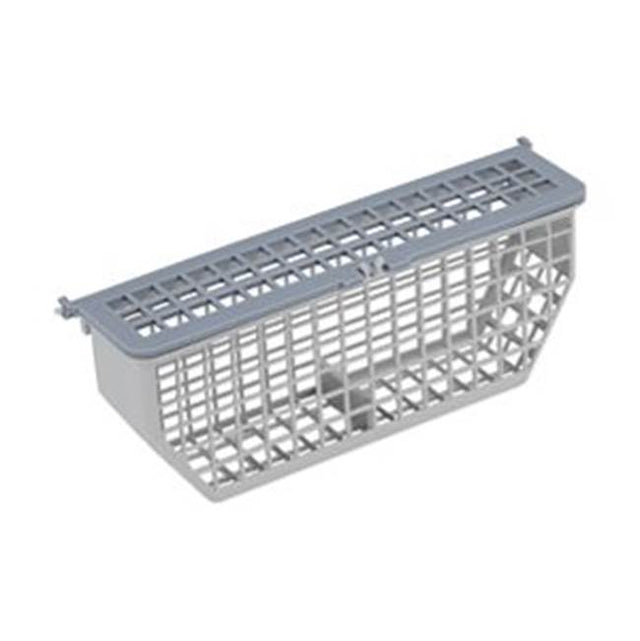 Whirlpool - Dish Small Item Basket: 9-In L X 2 1/2-In W X 3 3/4-In D Basket For Small Items, Color: Gray, Pkg: Retail Box