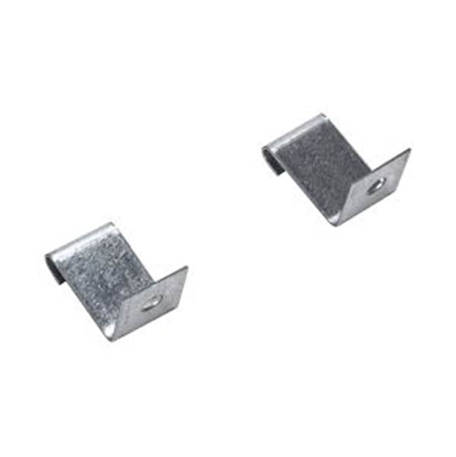 Whirlpool - Dish Floor Mounting Kit: 2 Of Metal Mounting Brackets, Fits Standard Tub Models