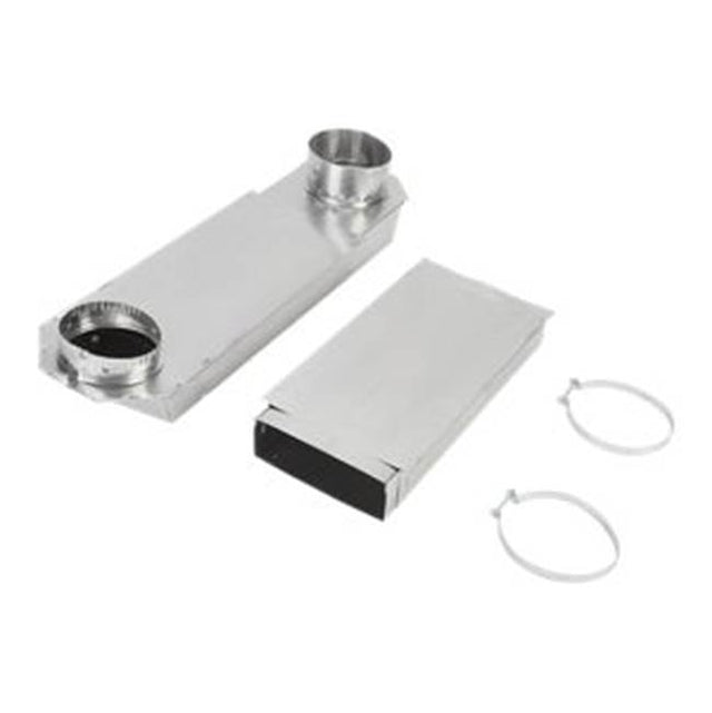 Whirlpool - Dryer Vent Kit: Periscope 29-In To 50-In Metal For Tight 2-1/2-Ft Clearance, 1-Male Snap- Lock Fitting, 1-Extra Long Draw-Band Collar For Dryer