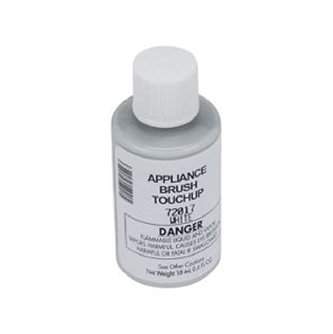 Whirlpool - Touch Up Paint: 0.6-Oz Paint Bottle W/Brush, Color Spec-, Color- Acrylic White