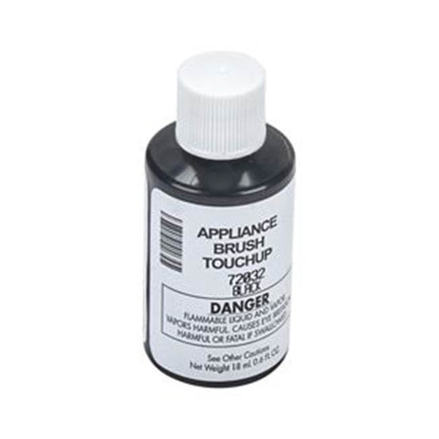 Whirlpool - Touch Up Paint: 0.6-Oz Paint Bottle W/Brush, Color Spec-, Color- Acrylic Black
