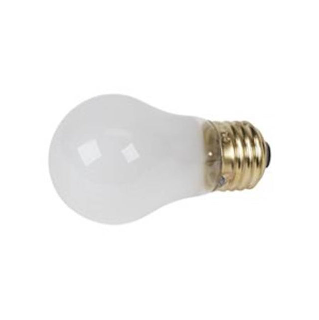 Whirlpool - Refrigeration Light Bulb: 130 Volt 40 Watt Incandescent Bulb, Color:White, Pkg: Box