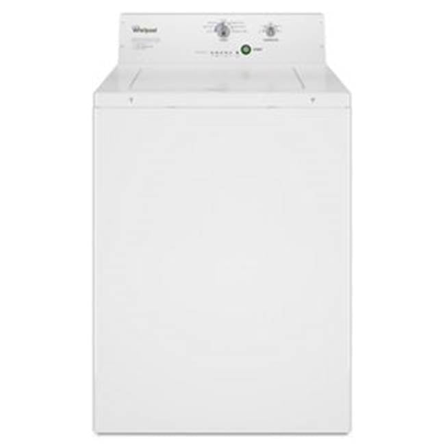 Whirlpool - Commercial Top-Load Washer, Non-Vend - White